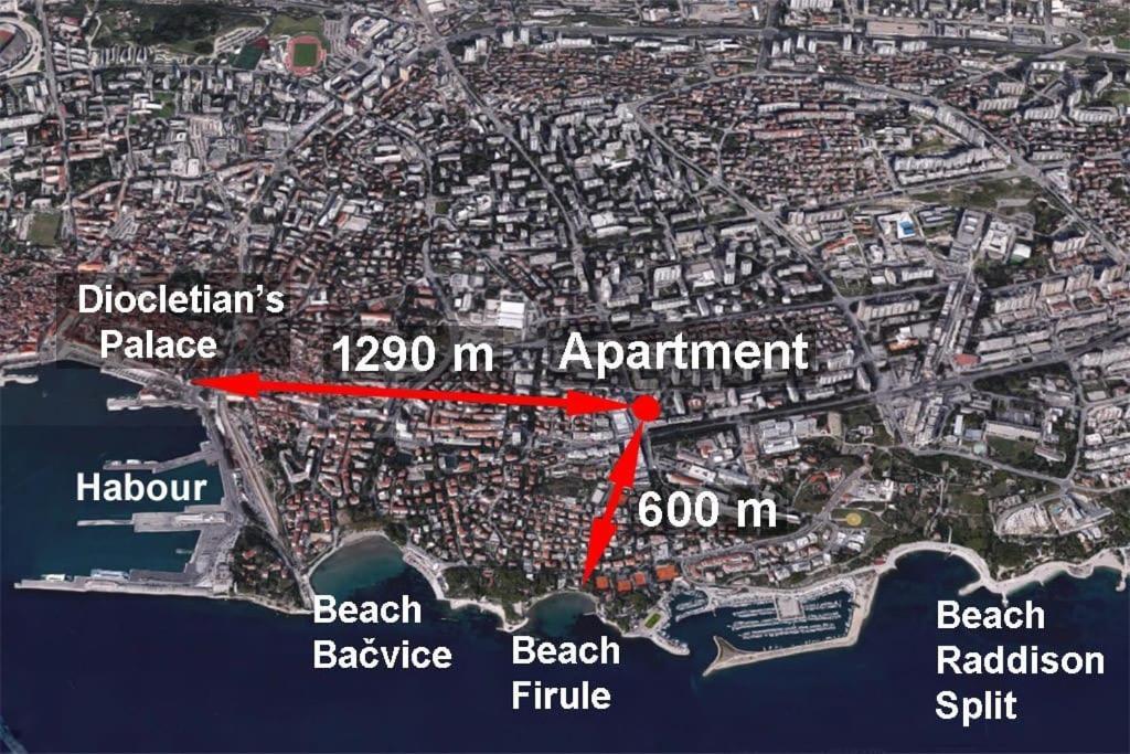 Eurit Apartment Shown In Detail Split Extérieur photo